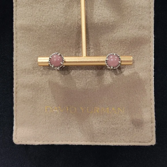 David Yurman Chatelaine Guava Quartz Stud Earrings - Picture 5 of 13